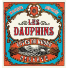 Cellier des Dauphins Les Dauphins Cotes du Rhone Reserve Red 2013 Front Label