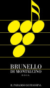 Paradiso di Frassina Brunello di Montalcino 2001 Front Label