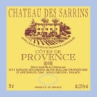 Chateau des Sarrins Cotes de Provence Rouge 2005 Front Label