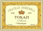 Chateau Dereszla Tokaji Aszu 5 Puttonyos 2006 Front Label