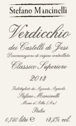 Stefano Mancinelli Verdicchio dei Castelli di Jesi Classico Superiore 2013 Front Label