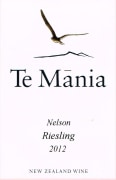 Te Mania Estate Riesling 2012 Front Label
