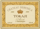 Chateau Dereszla Tokaji Aszu 5 Puttonyos 2008 Front Label
