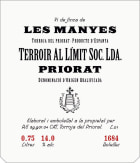 Terroir Al Limit Les Manyes 2010 Front Label