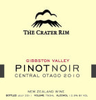 The Crater Rim Ltd Gibbston Valley Pinot Noir 2010 Front Label