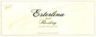 Esterlina Vineyards & Winery Riesling 2007 Front Label