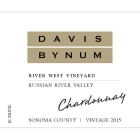 Davis Bynum River West Vineyard Chardonnay 2015 Front Label