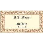 A.J. Adam Dhron Hofberg Riesling Kabinett 2016 Front Label