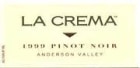 La Crema Anderson Valley Pinot Noir 1999 Front Label