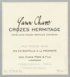Yann Chave  Crozes Hermitage 2014 Front Label