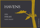 Havens Syrah 2006 Front Label