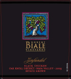 Robert Biale Vineyards Black Chicken Zinfandel 2009 Front Label