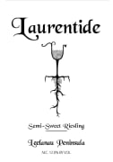 Laurentide Winery Semi Sweet Riesling 2013 Front Label