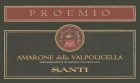 Santi Amarone della Valpolicella Proemio 2007 Front Label