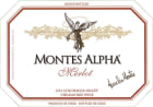Montes Alpha Series Merlot 2012 Front Label