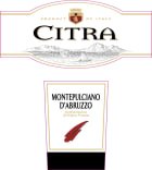 Citra Montepulciano d'Abruzzo 2014 Front Label
