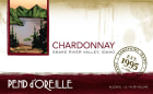 Pend d'Oreille Winery Chardonnay 2013 Front Label