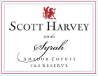 Scott Harvey JS Reserve Syrah 2006 Front Label