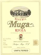 Bodegas Muga Reserva 1998 Front Label
