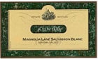 Kunde Magnolia Lane Sauvignon Blanc 2002 Front Label