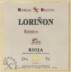 Breton Lorinon Reserva Rioja 1995 Front Label