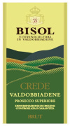 Bisol Crede Prosecco Superiore 2012 Front Label