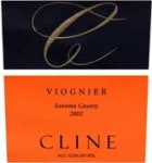 Cline Viognier 2002 Front Label
