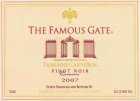 Domaine Carneros The Famous Gate Pinot Noir 2007 Front Label