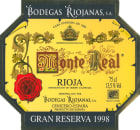 Bodegas Riojanas Monte Real Rioja Gran Reserva 1998 Front Label
