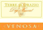 Cantina di Venosa Basilicata Terre di Orazio Bianco Moscato 2009 Front Label