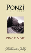 Ponzi Willamette Valley Pinot Noir 2004 Front Label