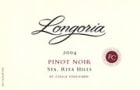 Longoria Fe Ciega Vineyard Pinot Noir 2004 Front Label