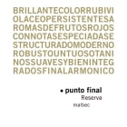 Bodegas Renacer Punto Final Malbec Reserva 2005 Front Label