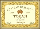Chateau Dereszla Tokaji Aszu 3 Puttonyos 2008 Front Label