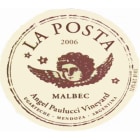La Posta Angel Paulucci Vineyard Malbec 2006 Front Label