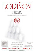 Breton Lorinon Crianza Rioja 2003 Front Label
