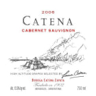 Catena Cabernet Sauvignon 2006 Front Label
