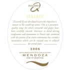 Zuccardi Q Malbec 2006 Front Label