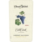 Chateau Ste. Michelle Cold Creek Vineyard Cabernet Sauvignon 2006 Front Label