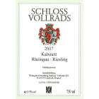 Schloss Vollrads Rheingau Riesling Kabinett 2007 Front Label