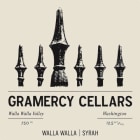 Gramercy Cellars Walla Walla Syrah 2017  Front Label