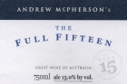 McPherson The Full Fifteen Red 2016  Front Label