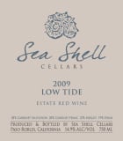 Seashell Cellars Low Tide 2009  Front Label