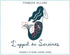Francois Villard L'Appel des Sereines Syrah 2019  Front Label