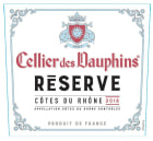 Cellier des Dauphins Reserve Cotes du Rhone 2018  Front Label