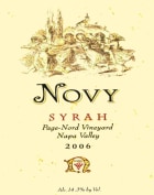 Novy Page-Nord Vineyard Syrah 2006 Front Label