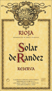 Bodegas Las Orcas Solar de Randez Reserva 1997 Front Label
