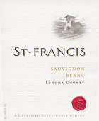 St. Francis Sonoma County Sauvignon Blanc 2020  Front Label