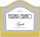 Ferrari-Carano Syrah 2007 Front Label