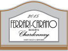 Ferrari-Carano Reserve Chardonnay 2015  Front Label